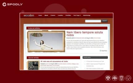 Elegant Themes Wooden WordPress Theme