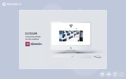 Elysium – Minimal WordPress Portfolio Theme