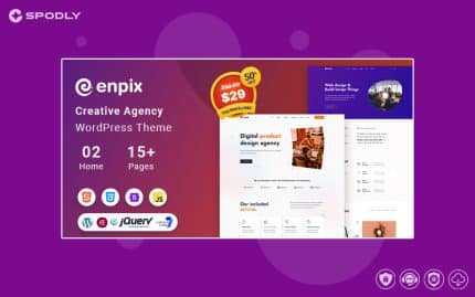 Enpix | Digital Agency Creative Portfolio Theme