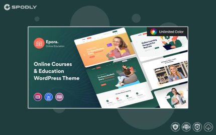 Epora - Online Courses & Education WordPress Theme