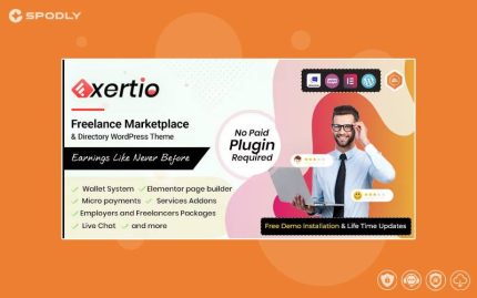 Exertio - Freelance Marketplace WordPress Theme