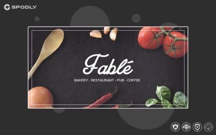 Fable - Restaurant Bakery Cafe Pub WordPress Theme
