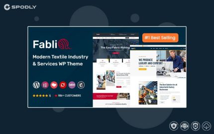 Fablio - Textile Industry WordPress Theme