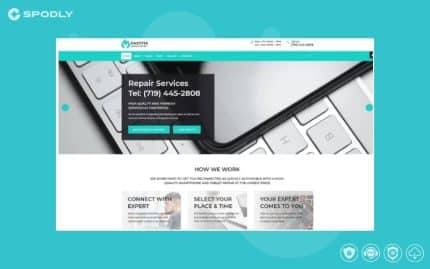 Fastfix - Service Center Clean Minimal Joomla Template