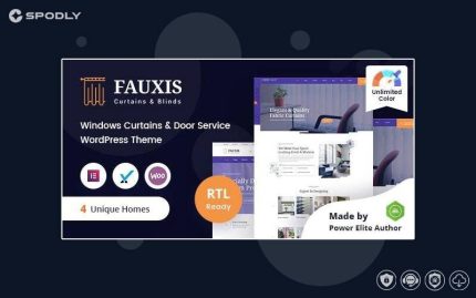 Fauxis - Windows Curtains WordPress Theme + RTL