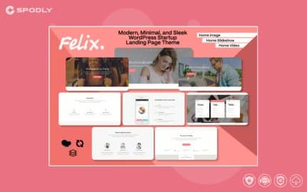 Felix. – App, WordPress Onepage Theme