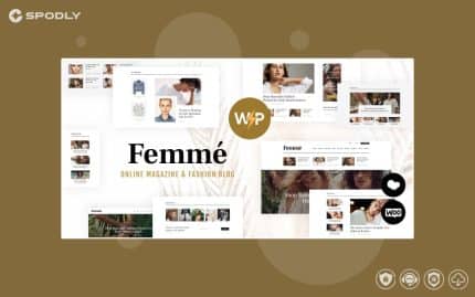 Femme - Fashion Blog & Style Magazine WordPress Theme + RTL