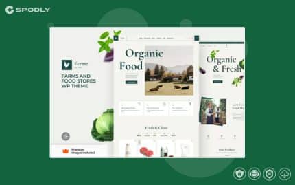 Ferme – Food Store and Farm Elementor Pro Theme