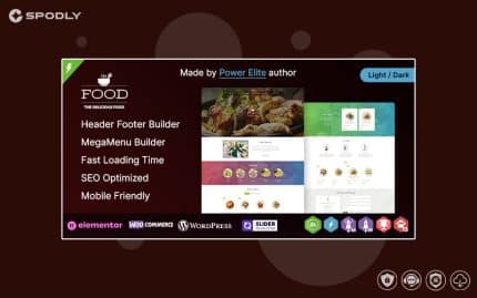 Food - A Delicious WordPress Elementor Theme