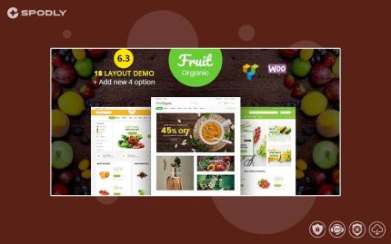 Food Fruit - Organic Farm, Natural RTL Responsive WooCommerce WordPress Theme