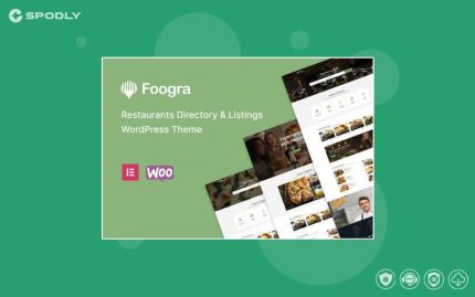 Foogra – Restaurants Listings WordPress Theme