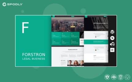 Forstron - Legal Business WordPress Theme