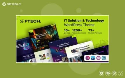 Ftech - IT Solution Technology WordPress Theme