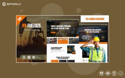 Fuelgize - Oil & Gas Industry WordPress Theme