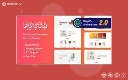 Fusta - Furniture Shopify Theme