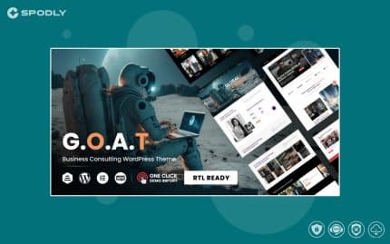 GOATs - Business Agency WordPress Theme