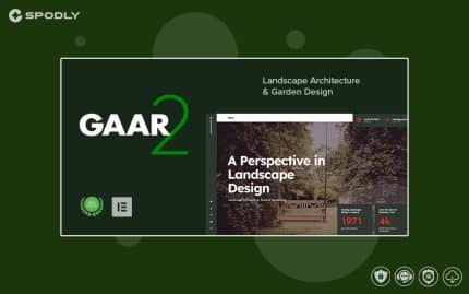 Gaar - Landscape Architecture & Garden Design WordPress Theme