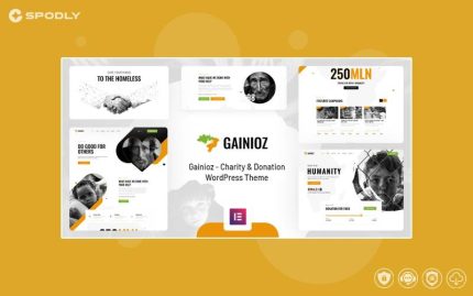 Gainioz - Charity & Donation WordPress Theme