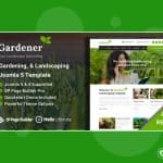 Gardener - Gardening, Lawn and Landscaping Joomla 5 Theme
