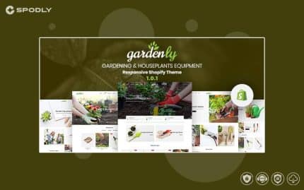 Gardenly - Gardening & Houseplants Equipment Responsive Shopify Theme