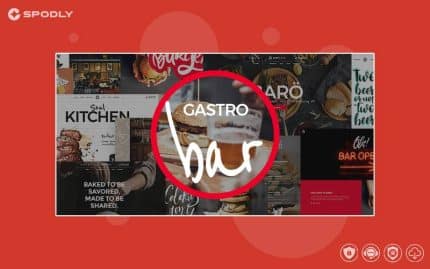 GastroBar - WordPress Theme for Fast Food Restaurants and Bars