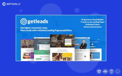 Getleads High-Performance Landing Page WordPress Theme