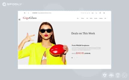 GigaGlass PrestaShop Theme