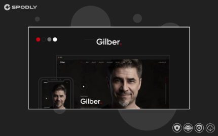 Gilber - Personal CV/Resume WordPress Theme