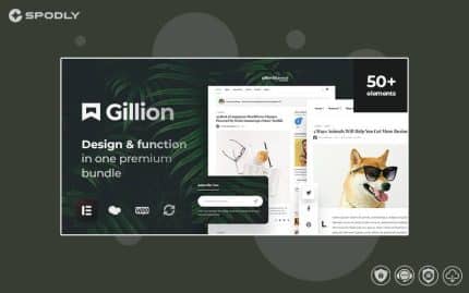 Gillion | Multi-Concept Blog/Magazine & Shop WordPress AMP Theme