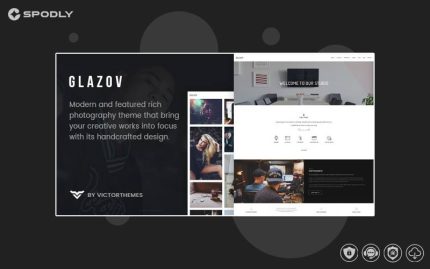 Glazov - Photography WordPress Theme