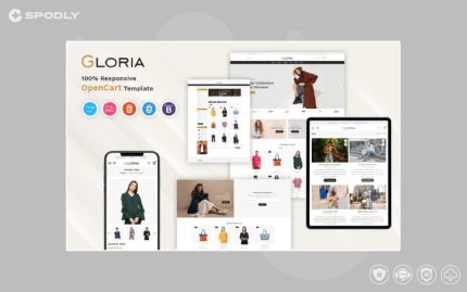Gloria - Fashion OpenCart Template