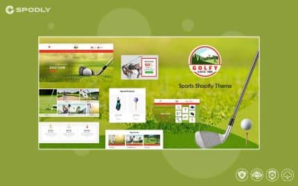 Golf - Sports Store, Game Shopify Theme