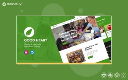 GoodHeart - Charity & Nonprofit WordPress Theme
