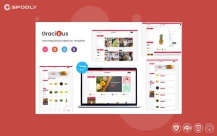 Gracious - Grocery OpenCart Template