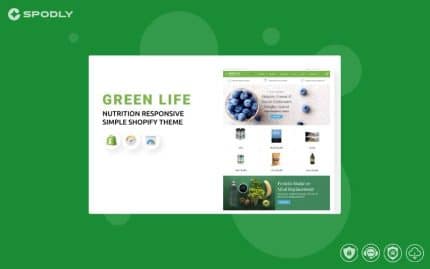 Green Life - Nutrition Responsive Simple Shopify Theme