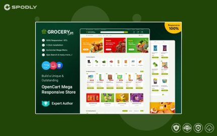 Grocerygo – Grocery and Food Multipurpose Responsive OpenCart Store