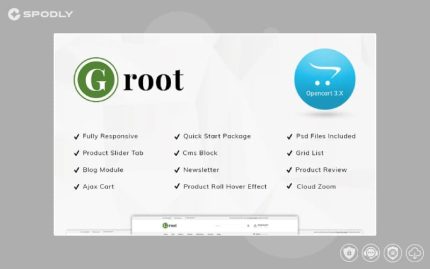 Groot Nursery Store - Responsive OpenCart Template