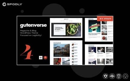GutenVerse - Magazine and Blog WordPress Theme