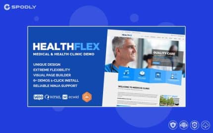 HEALTHFLEX - Doctor Medical Clinic & Health WordPress Theme