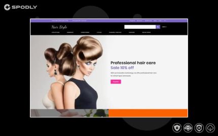 Hair Style - Beauty Store Multipage Creative OpenCart Template