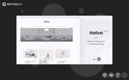 Halva - Minimal Theme for WordPress Blog