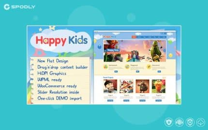 Happy Kids - Children WordPress Theme