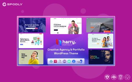 Harry - Creative Agency & Portfolio WordPress Theme + RTL