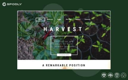 Harvest - Agriculture company Joomla Template
