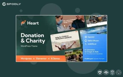Heart - Donation & NGO Charity WordPress Theme