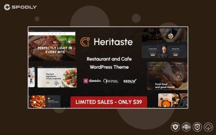 Heritaste - Restaurant WordPress Theme
