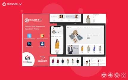 Hexamall - Shopping Mall OpenCart Template