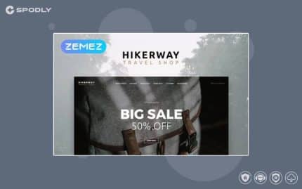 Hiker Way - Travel Store Multipage Modern OpenCart Template