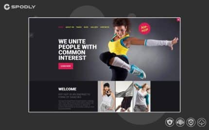 Hip-Hop - Dance Studio Responsive Joomla Template