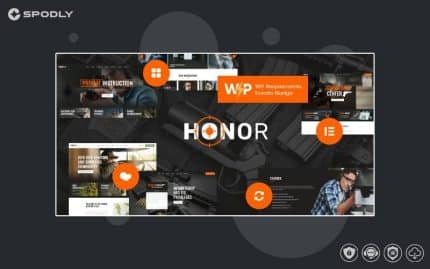 Honor | Shooting Club & Weapon and Gun Store Theme